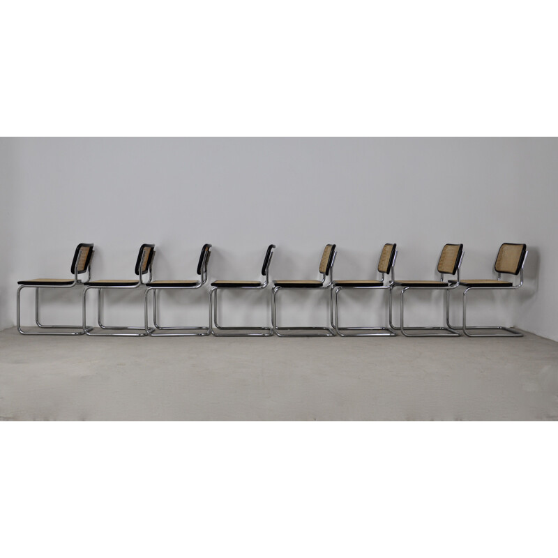 Ensemble de 8 chaises vintage par Marcel Breuer