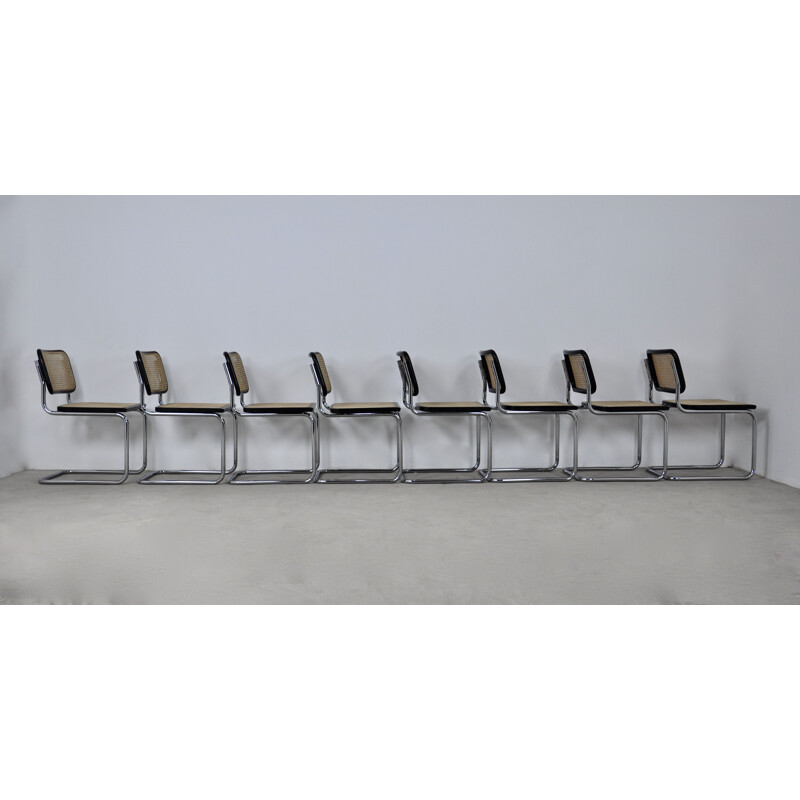 Ensemble de 8 chaises vintage par Marcel Breuer