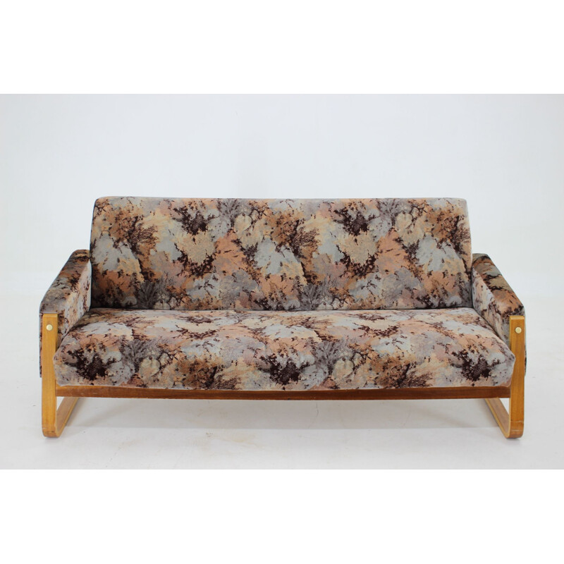 Vintage sofa by Ludvik Volak for Drevopodnik Holesov, 1960s