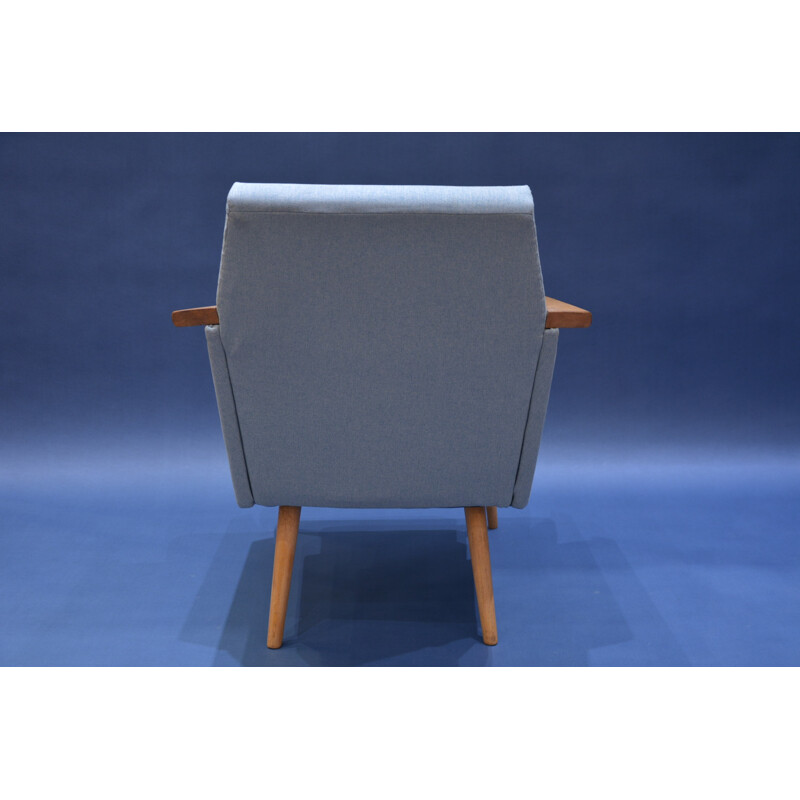 Blue squared armchair - 1960s