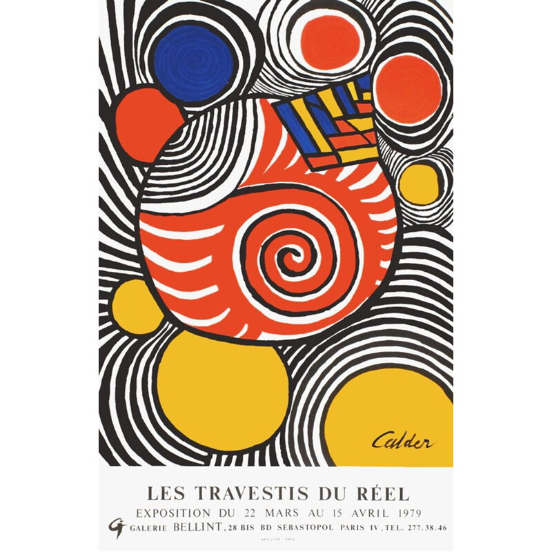 Poster d'epoca di Alexandre Calder, 1979