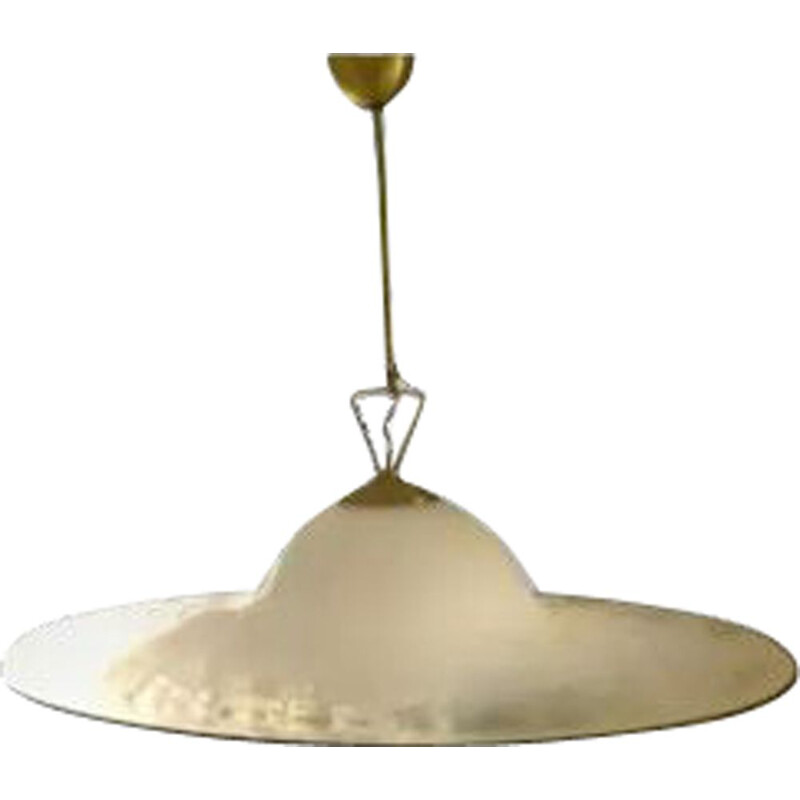 Vintage Murano glazen hanglamp van Vistosi, 1980