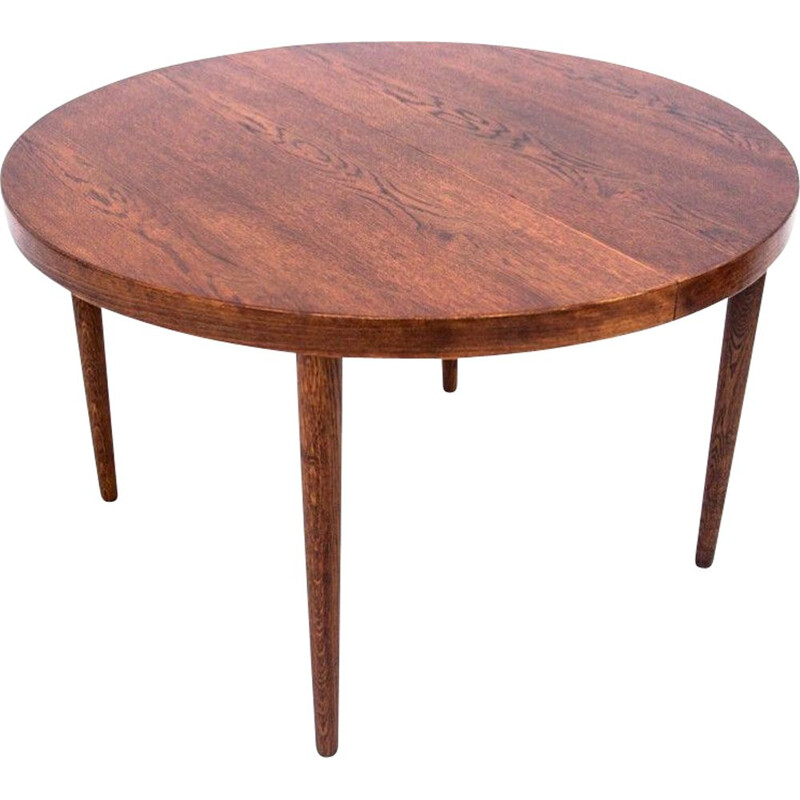 Vintage teakhouten eettafel, Denemarken 1960