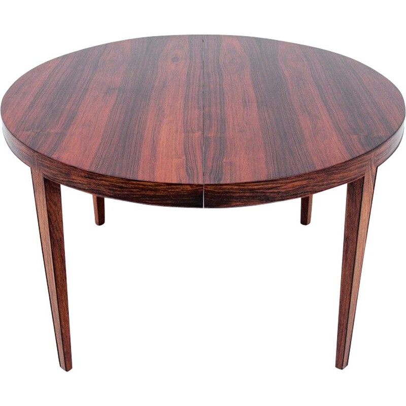 Vintage extendable rosewood table by Severin Hansen, 1960s