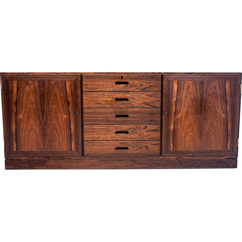 Credenza danese d'epoca in palissandro di Kai Winding per Hundevad