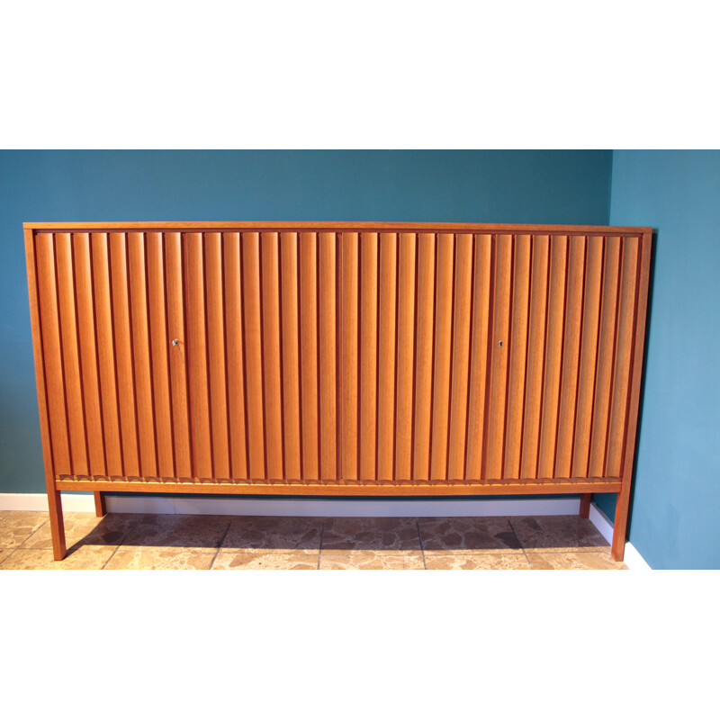 Large German Bub Wertmöbel cabinet in teak - 1970s