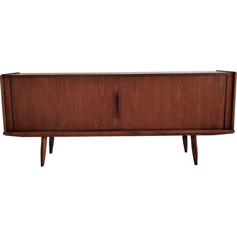 Credenza vintage con anta a tamburo, Danimarca