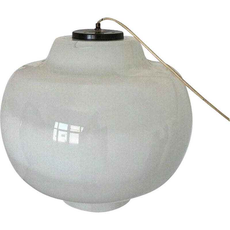 Lámpara de cristal vintage de Venini, 1970