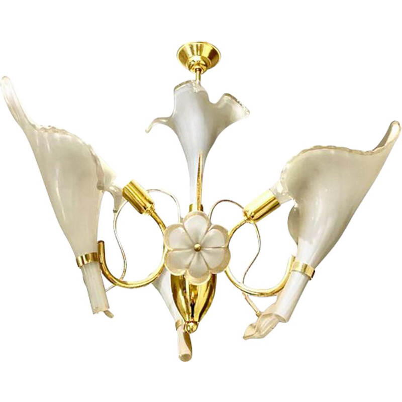 Vintage chandelier by Franco Luce, 1980