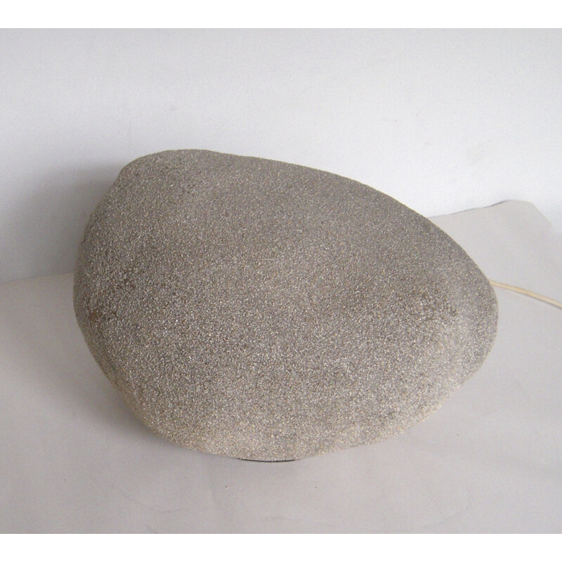 Luminous stone lamp - 1960s