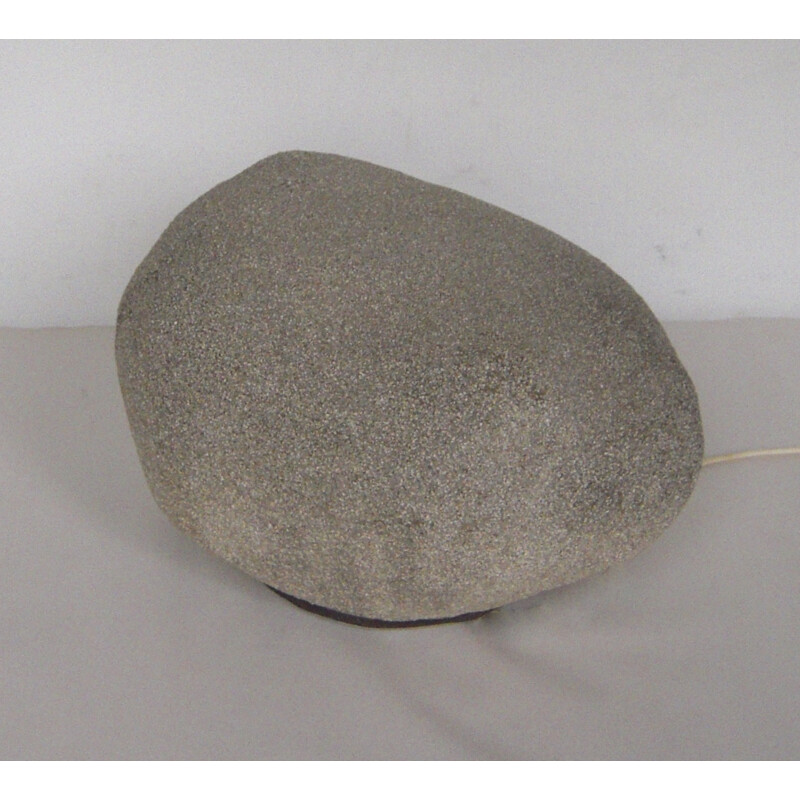 Luminous stone lamp - 1960s