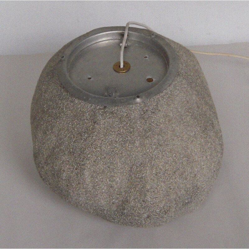 Luminous stone lamp - 1960s
