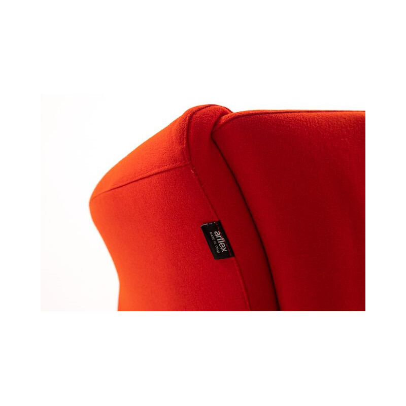 Poltrona vermelha Fiorenza de Franco Albini para Arflex, Itália