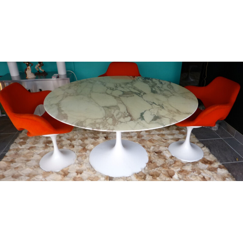 Marble TULIPE table by KNOLL - 1965