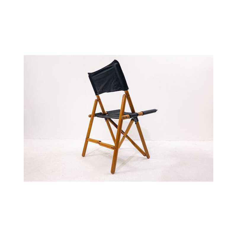 Par de cadeiras dobráveis vintage de Sergio Asti para Zanotta, Itália 1969