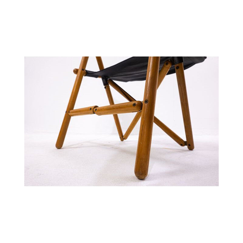Par de cadeiras dobráveis vintage de Sergio Asti para Zanotta, Itália 1969