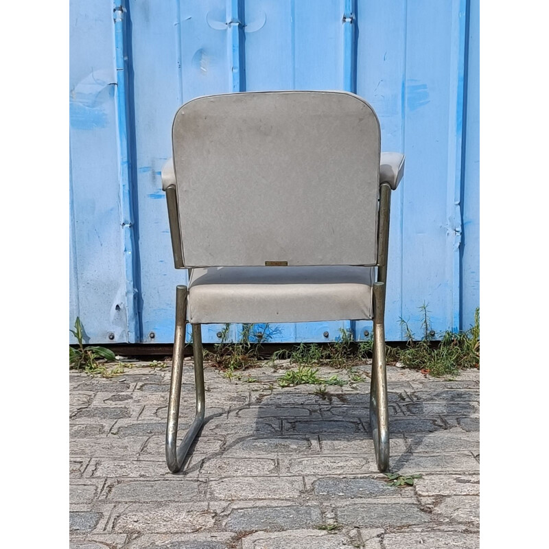 woensdag Grammatica Brood Roneo vintage industriële fauteuil van Pullman