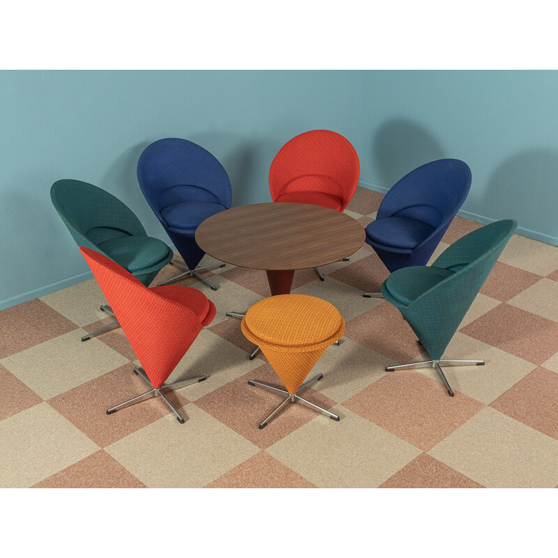 Vintage living room set by Verner Panton for Gebrüder Nehl, Germany