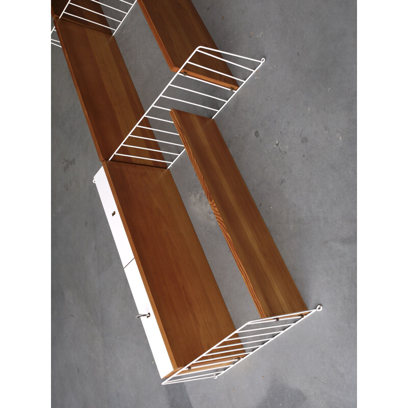 Vintage shelving unit by Kajsa & Nils Nisse Strinning for String, 1960s