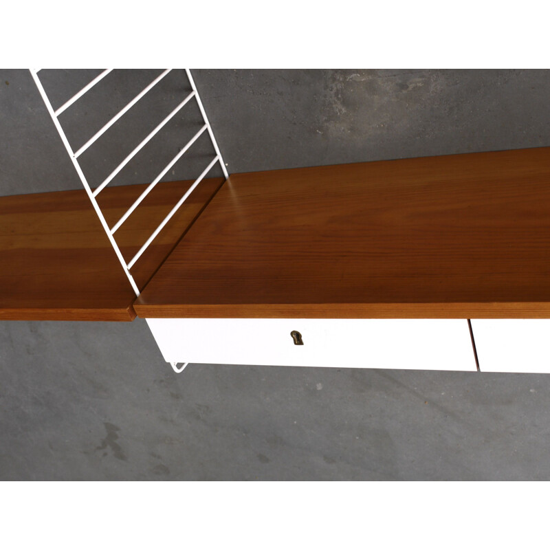 Vintage shelving unit by Kajsa & Nils Nisse Strinning for String, 1960s