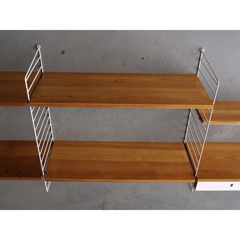 Vintage shelving unit by Kajsa & Nils Nisse Strinning for String, 1960s