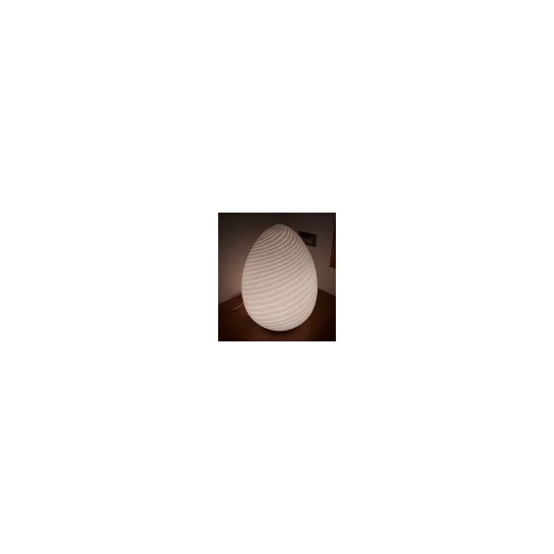 Vintage-Stehleuchte aus Muranoglas Vetri Egg, 1980