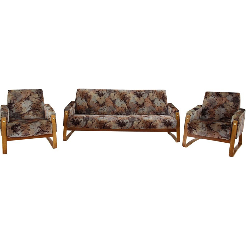 Vintage-Lounge-Set von Ludvik Volak für Drevopodnik Holesov, 1960