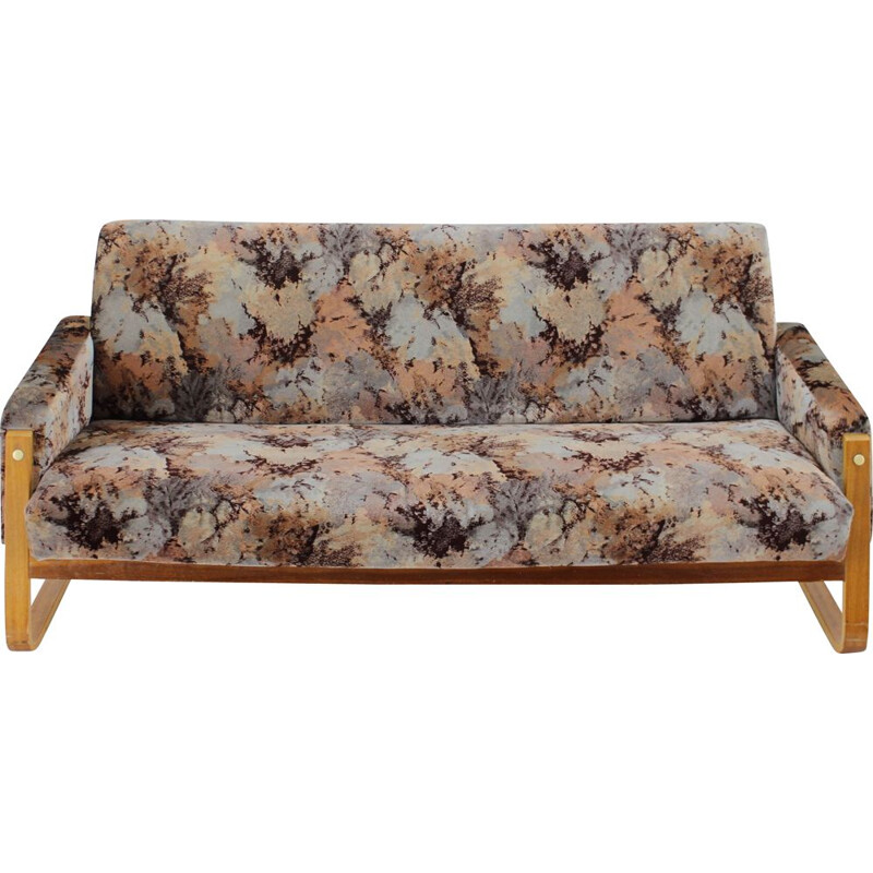 Vintage sofa by Ludvik Volak for Drevopodnik Holesov, 1960s