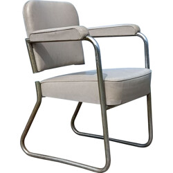 woensdag Grammatica Brood Roneo vintage industriële fauteuil van Pullman