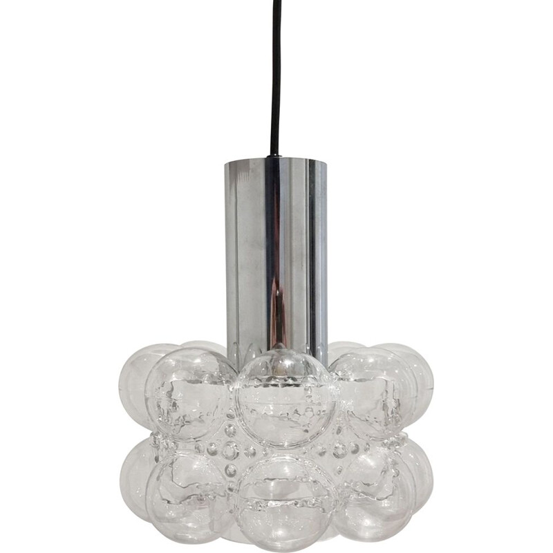 Mid century Bubble glass pendant lamp by Helena Tynell for Limburg, Germany 1960s