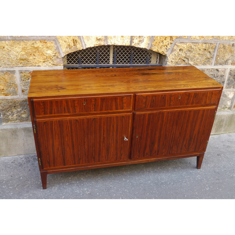 Scandinavian small sideboard in rosewood - 1960