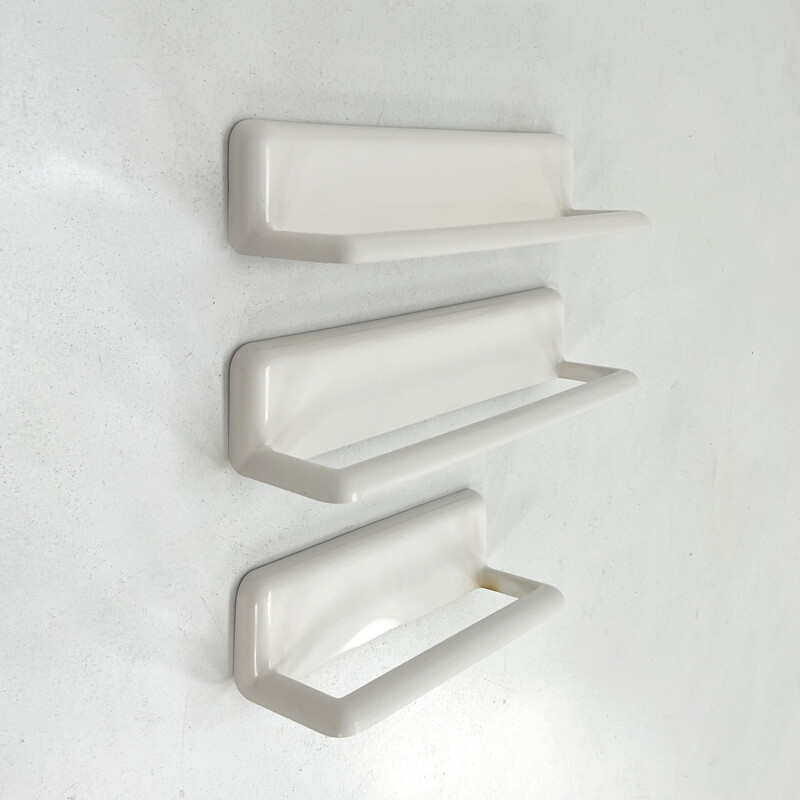 Set of 3 vintage towel racks by G. Castiglioni & G. Gaviraghi for Bitumen, 1970s