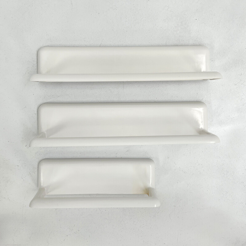 Set of 3 vintage towel racks by G. Castiglioni & G. Gaviraghi for Bitumen, 1970s