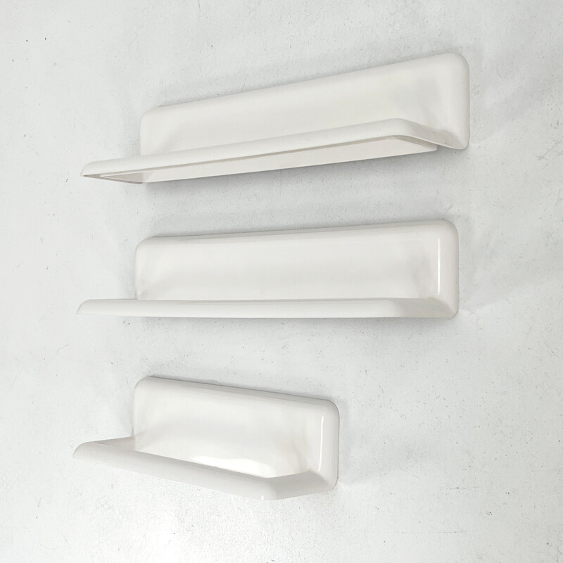 Set of 3 vintage towel racks by G. Castiglioni & G. Gaviraghi for Bitumen, 1970s