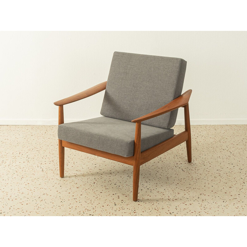 Fd 164" vintage fauteuil in teakhout van Arne Vodder voor Frankrijk