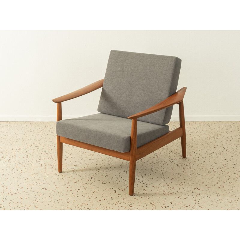 Vintage teak wood "Fd 164" armchair by Arne Vodder for France & Son, Denmark 1960s