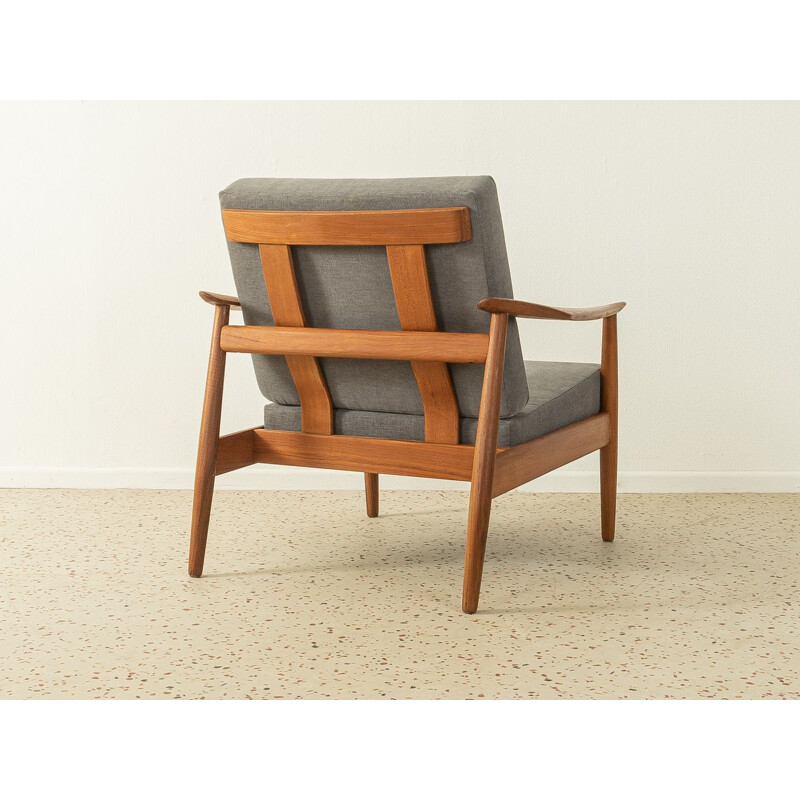 Vintage teak wood "Fd 164" armchair by Arne Vodder for France & Son, Denmark 1960s