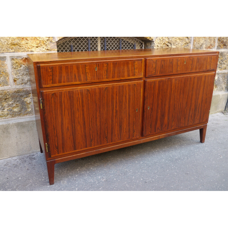 Scandinavian small sideboard in rosewood - 1960