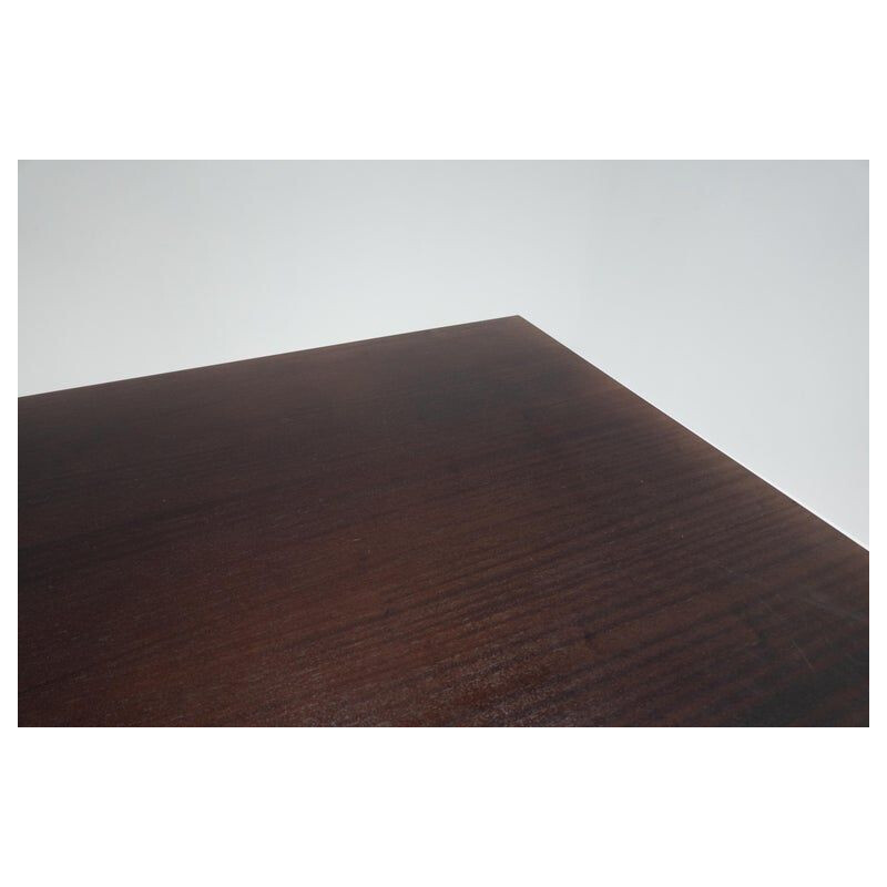 Tavolo vintage in legno Gritti di Carlo Scarpa per Simon International, 1970