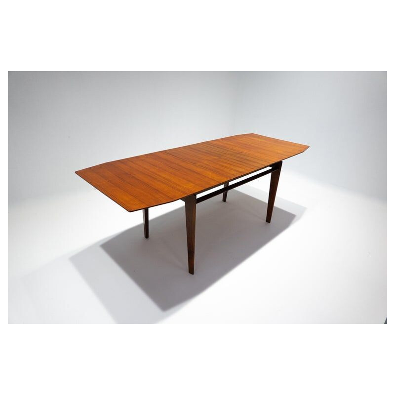 Mid-century extendable dining table by Vittorio Dassi, Italy 1950s