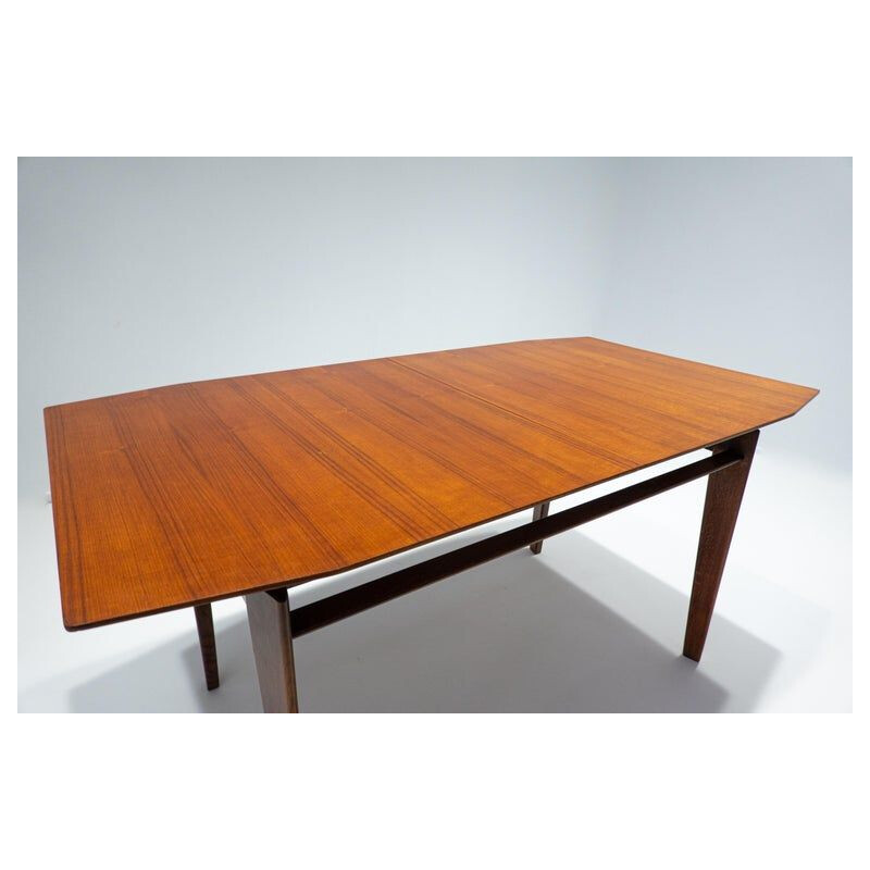 Mid-century extendable dining table by Vittorio Dassi, Italy 1950s