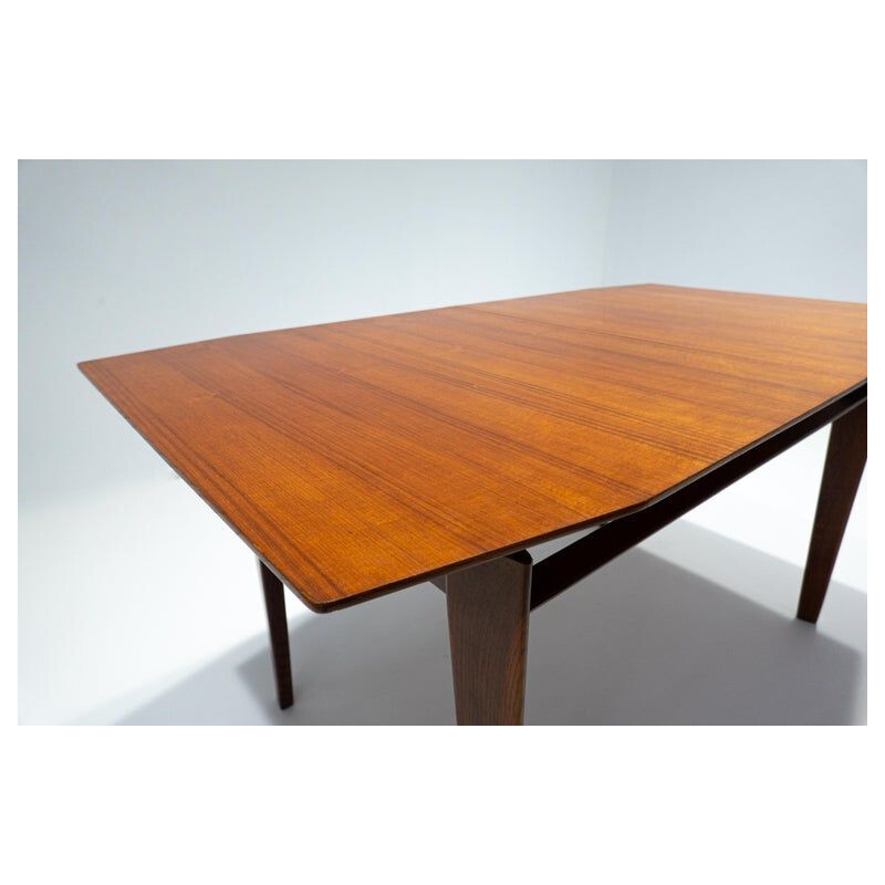 Mid-century extendable dining table by Vittorio Dassi, Italy 1950s