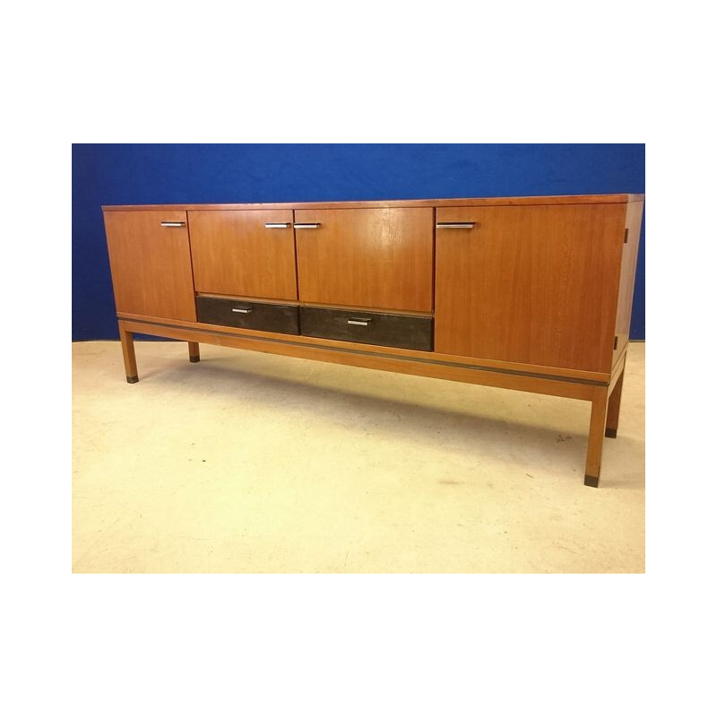 Large Scandinavian sideboard in teak - 1960s