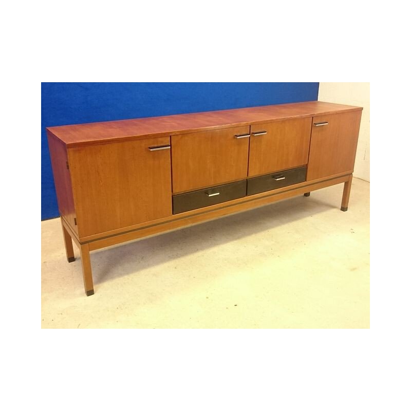 Large Scandinavian sideboard in teak - 1960s