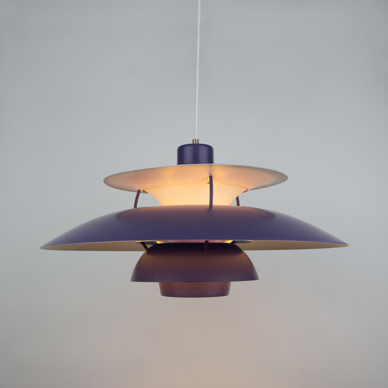 Danish vintage pendant lamp Ph 5 by Poul Henningsen for Louis Poulsen, 1958