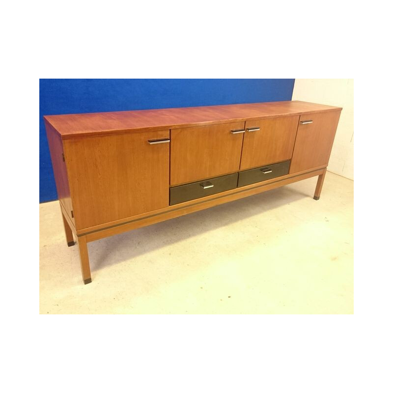 Large Scandinavian sideboard in teak - 1960s