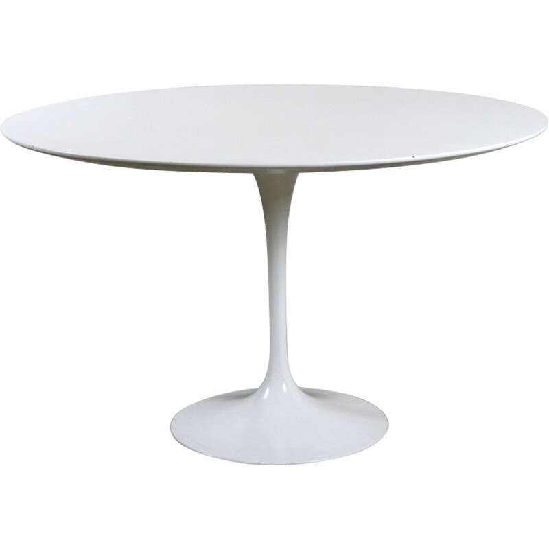 Oval metal and melaminated table, Eero SAARINEN - 1960s