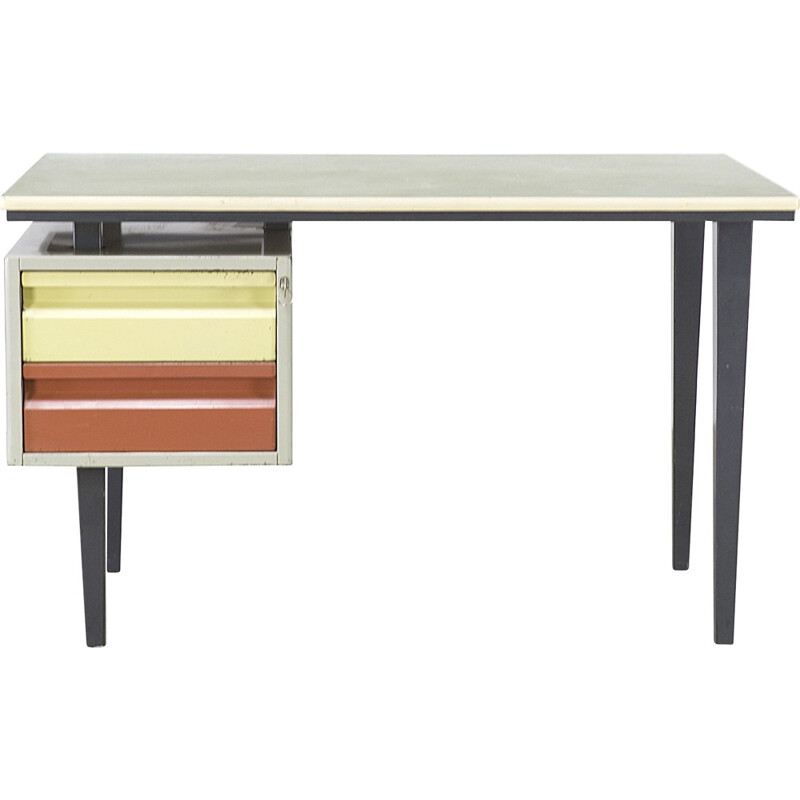 Gispen desk in metal, André CORDEMEYER - 1950s