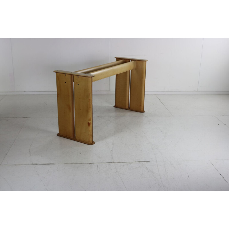 Vintage italian table desk by Tito Agnoli for Matteo Grassi, 1970s