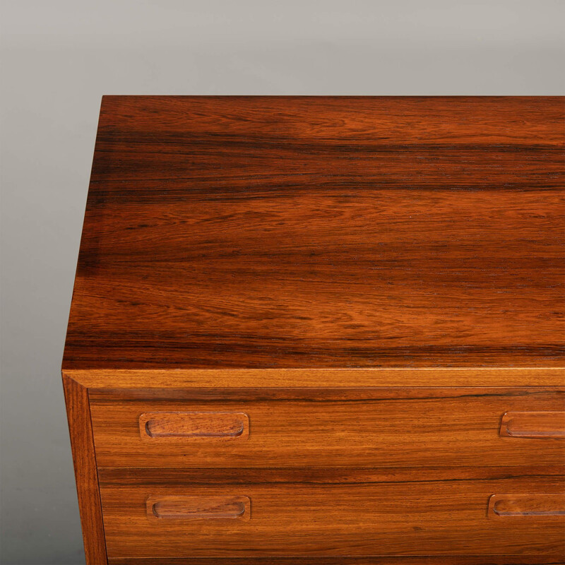 Vintage rosewood chest of drawers by Poul Hundevad for Hundevad & Co, 1960s